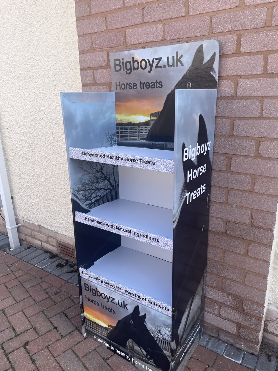 Our NEW Display stands going into all of our retailers. ❤️🐴🐴