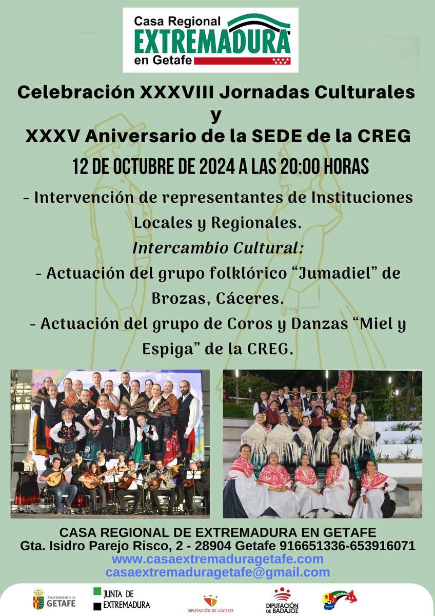 Jornadas culturales y Aniversario de la CREG