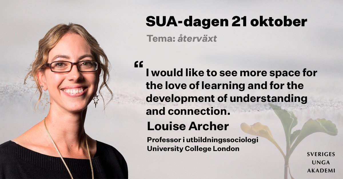 Sveriges unga akademi tweet media