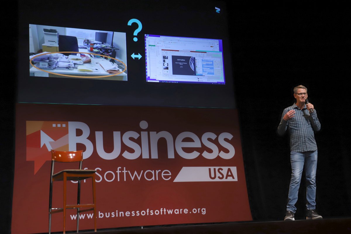 bosconference's tweet image. Why isn&apos;t tech making us more productive? All we have done is digitise the paper....
@inscitekjeff
#BoS24 #BoSConference #SoftwareConference