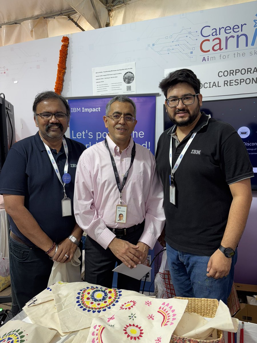 "Honored to have been part of the incredible <a href="/IBM/">IBM</a> Career Carnival 2024, representing IBM CSR! 🎨 It was an amazing day full of inspiring people, meaningful interactions, creativity. #IBMCareerCarnival2024 <a href="/lifeatibm/">Life at IBM</a> <a href="/ibm_in/">IBM India</a> #IBMSocialResponsibility #Leadership #GivingBack
