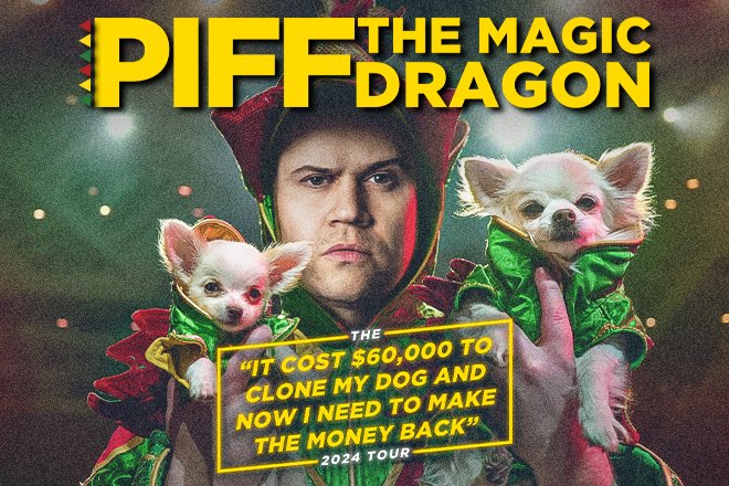 Don't miss the magic and comedy of Piff the Magic Dragon when he appears in Morristown, NJ <a href="/MayoCenter/">MPAC</a> on Thursday, October 17th at 7:30pm.

<a href="/thepiff/">Piff the Magic Dragon</a>