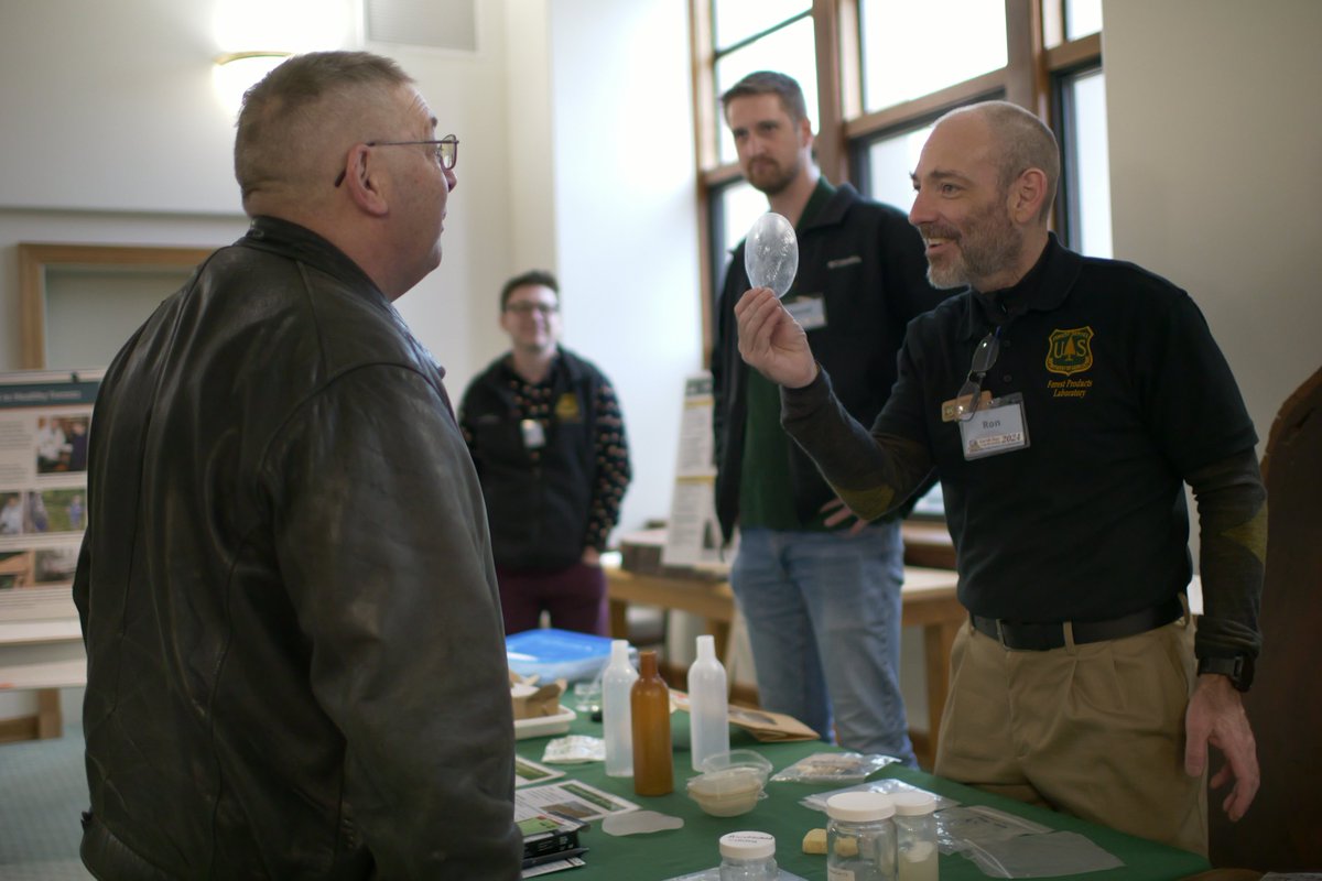 fsWoodLab's tweet image. Nanocelluwhatnow? Hear from Forest Products Laboratory researchers who are working on converting wood into sustainable packaging on our virtual tour!  Visit usfs.stqry.app or download the National Forest Explorer app on your smartphone. #USForestService