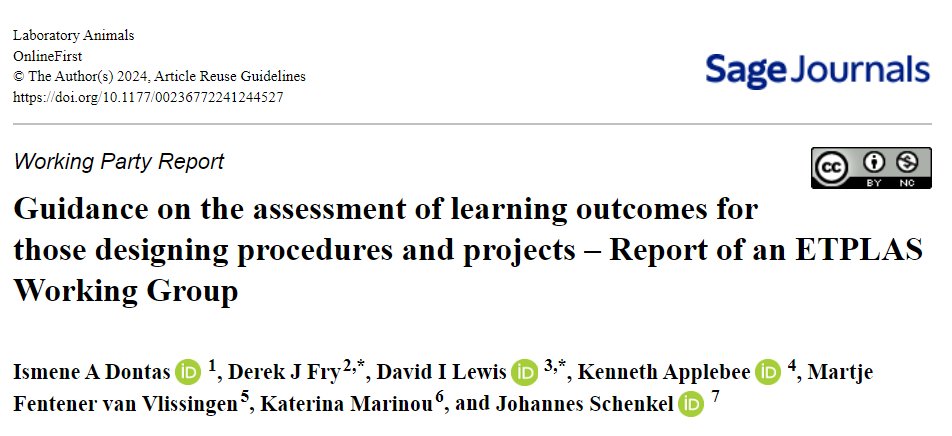 etplas's tweet photo. New guidance paper from ETPLAS Action Project! 

Thank you to all the experts that worked on these ETPLAS recommendations for assessment of LOs for those designing procedures and projects. 

Open Access!
 
https://t.co/pRAhCKRa43 https://t.co/NwQQm0i713