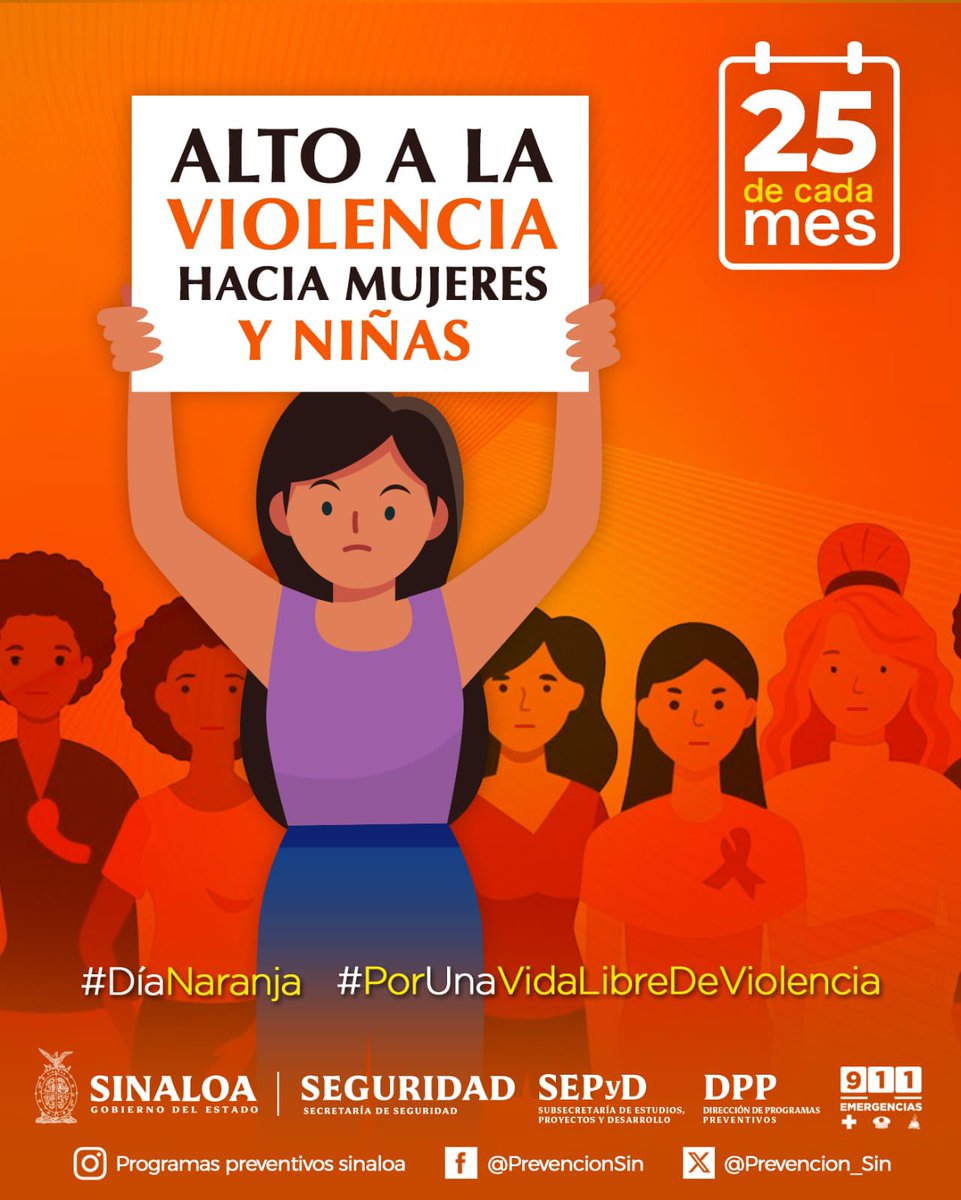 25 de septiembre | Día Naranja 🧡 

El 25 de cada mes se conmemora el Día Naranja, un día para actuar, generar conciencia y prevenir la violencia contra mujeres y niñas.