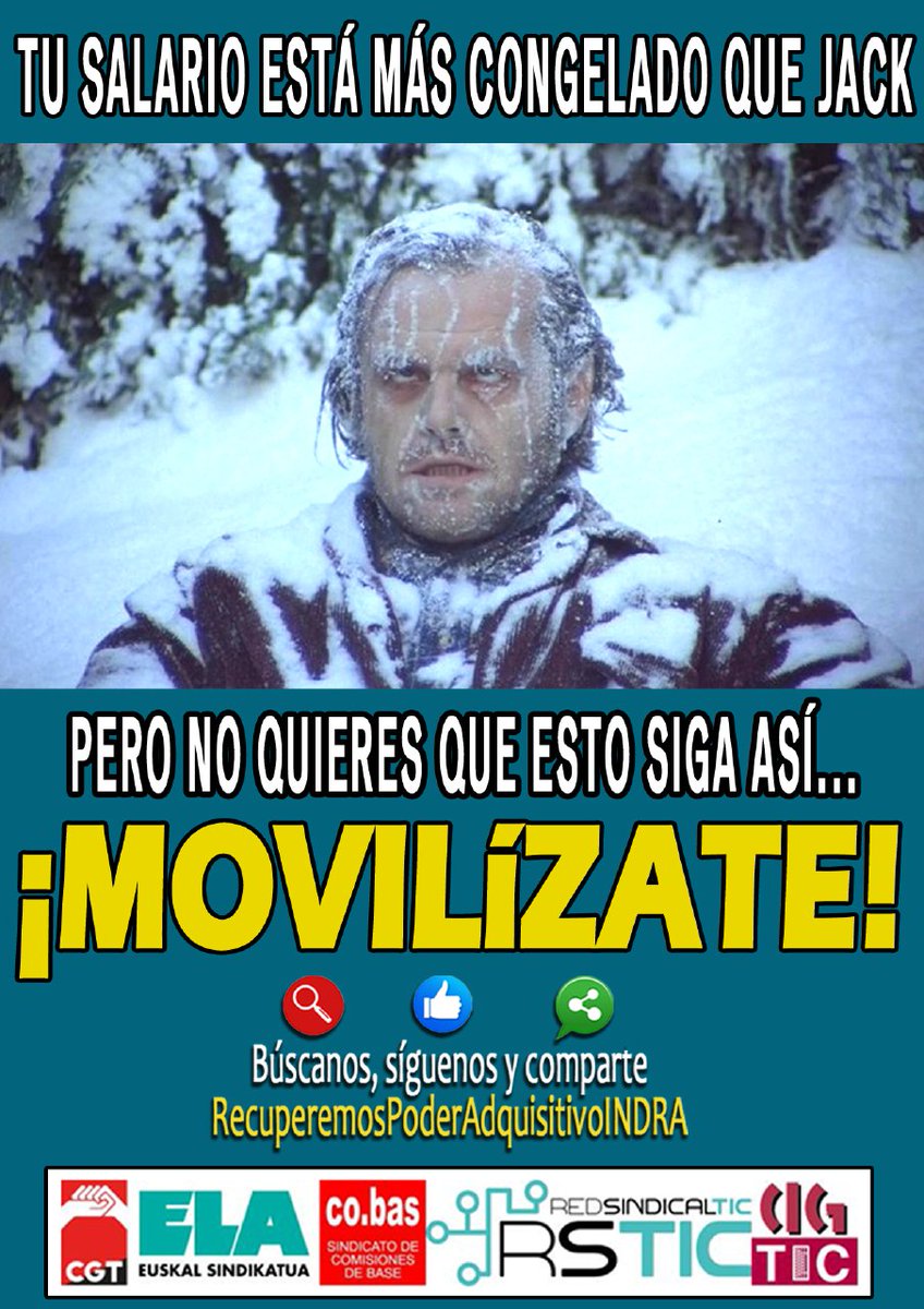 recuperapoder's tweet image. En @minsaitbyindra del todopoderoso grupo Indra continuamos en lucha para recuperar el poder adquisitivo perdido durante los últimos años.
@IndraEnLucha @cgtindrabcn @RsticIndra @cobasindraorg  @NoAlEreEnIndra @STSIIndraMadrid @Oficinasenlucha  #recuperemoselpoderadquisitivo