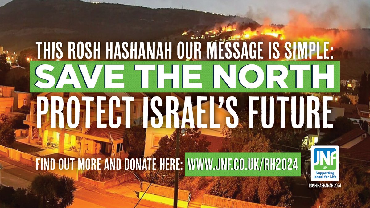 This Rosh Hashanah, northern Israel urgently needs your support

Northern Israel is under attack. JNF UK is committed to providing essential support to residents and displaced communities during these challenging times. 

Learn more &amp; donate: jnf.co.uk/rh2024