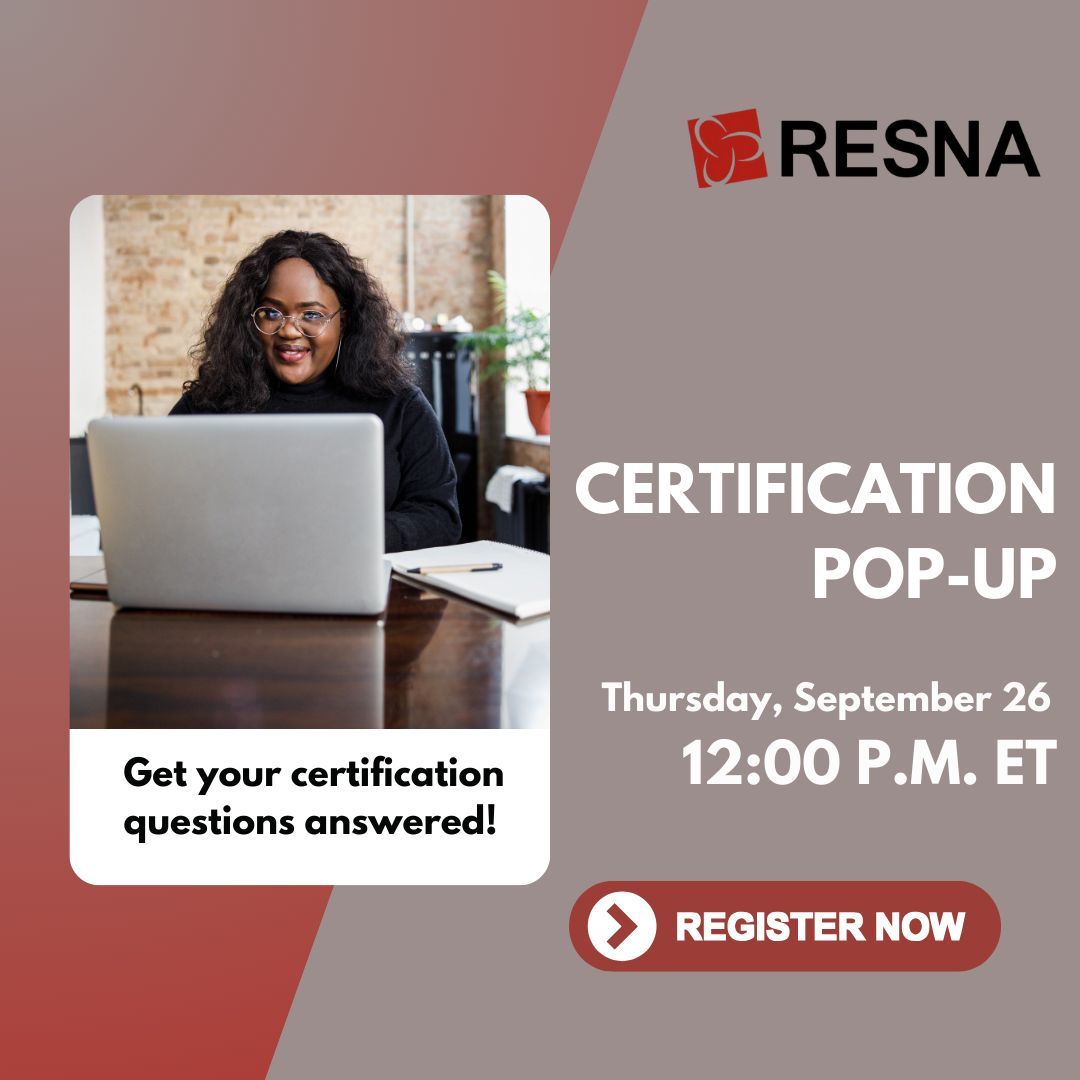 Interested in RESNA's ATP certification? Join our live drop-in session tomorrow, Thursday, September 26, at 12:00 p.m. ET to get all your questions on #RESNA certification programs answered. #AT #ATP Register now: buff.ly/4ehjL03