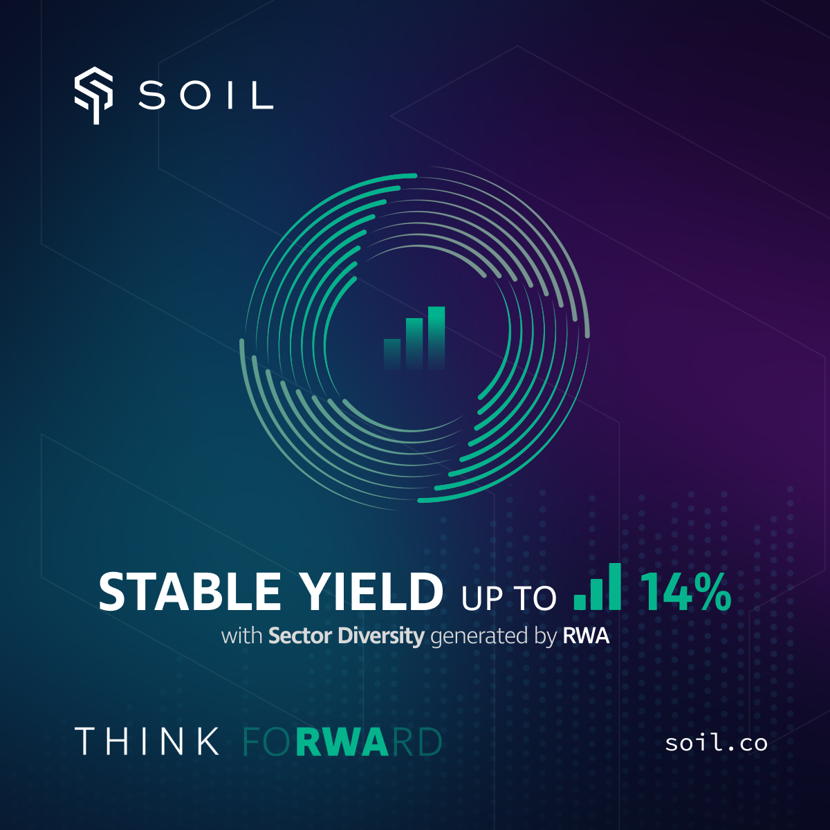Loan Pools at #Soil yield fixed 8% in $USDC and up to 6% in $SOIL 💰

Yield is created by loans to businesses across #RWA industries like Real Estate, Energy, and Financial Services 🌍

➡️ Try out stable yields from cash flow-backed investments! 💼
#Crypto #DeFi