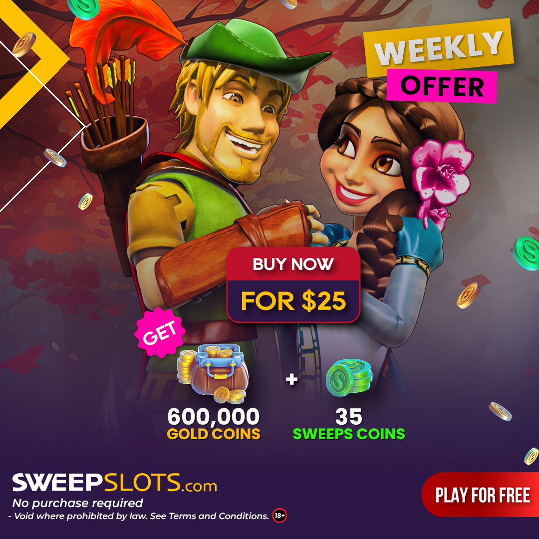 Sweepslots's tweet image. 🎉 Your weekly deal is here 🎉

Boost your gameplay with our exclusive deal on Sweepslots this week! 🌟

💵 Buy $25
🎁 Get 600k Gold Coins + 35 Sweeps Coins

🔗t.ly/SS/22SEPT

Hurry up, Offer ends on September 29th.

#Sweepslots #WeeklyOffer #CasinoFun #Slots #WinBig