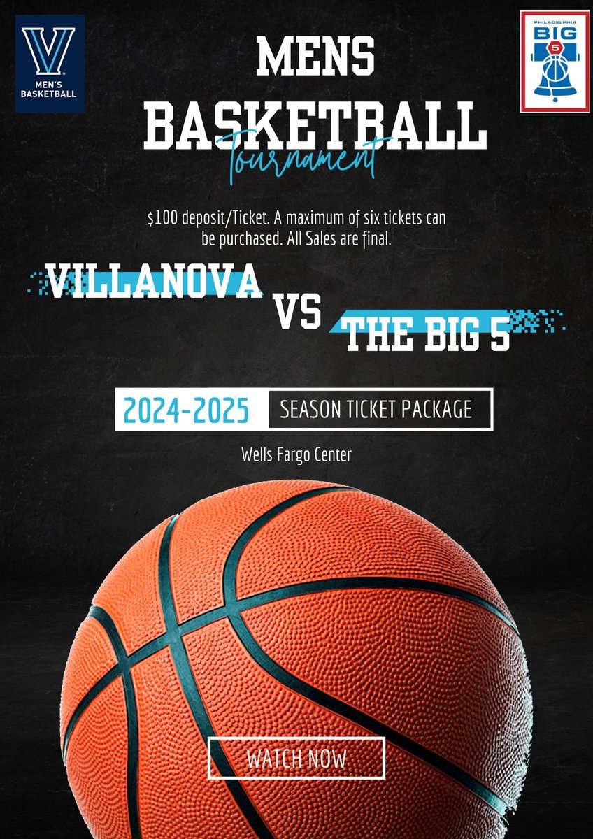 AidenJoeO1's tweet photo. @WellsFargoCtr hosts @NovaMBB and the Big Five Classic! Wells Fargo packages are available for a $100 deposit per ticket. Providence, @BluejayMBB, @XavierMBB, @MarquetteMBB will take on #NovaNation in Kyle Neptune's third season at the helm. Visit https://t.co/iCHEQNqzBc #SRM435 https://t.co/IXH6SHJDkA