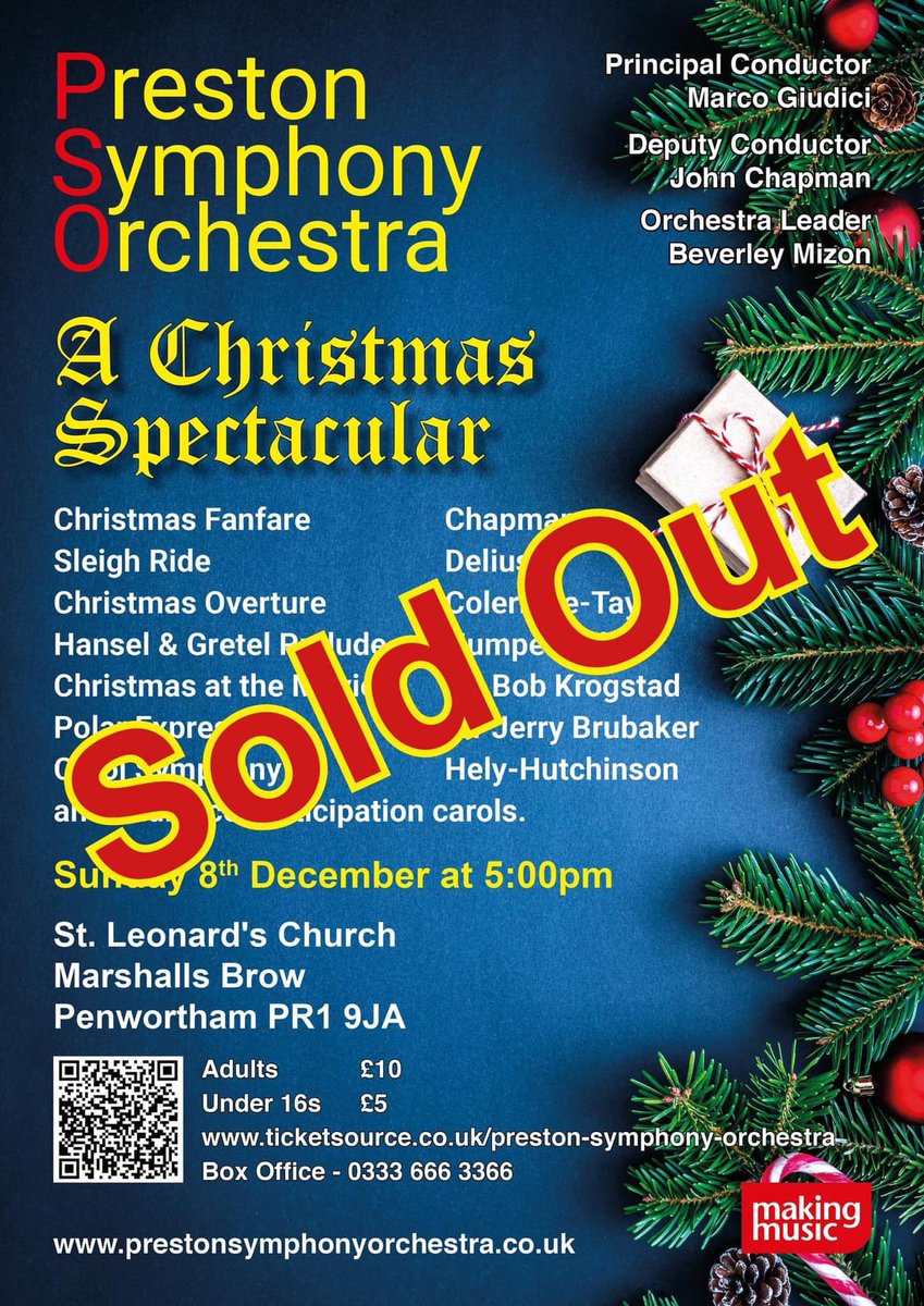PrestonOrchUK's tweet photo. We are in our first year and are playing to FULL halls and receiving standing ovations!!

We are recruiting for: Violins, Violas, Double Basses and Bassoon.Please get in touch with us for more information. 
  Secretary.prestonsymphonyorch@gmail.com https://t.co/XfNbd2Ux42