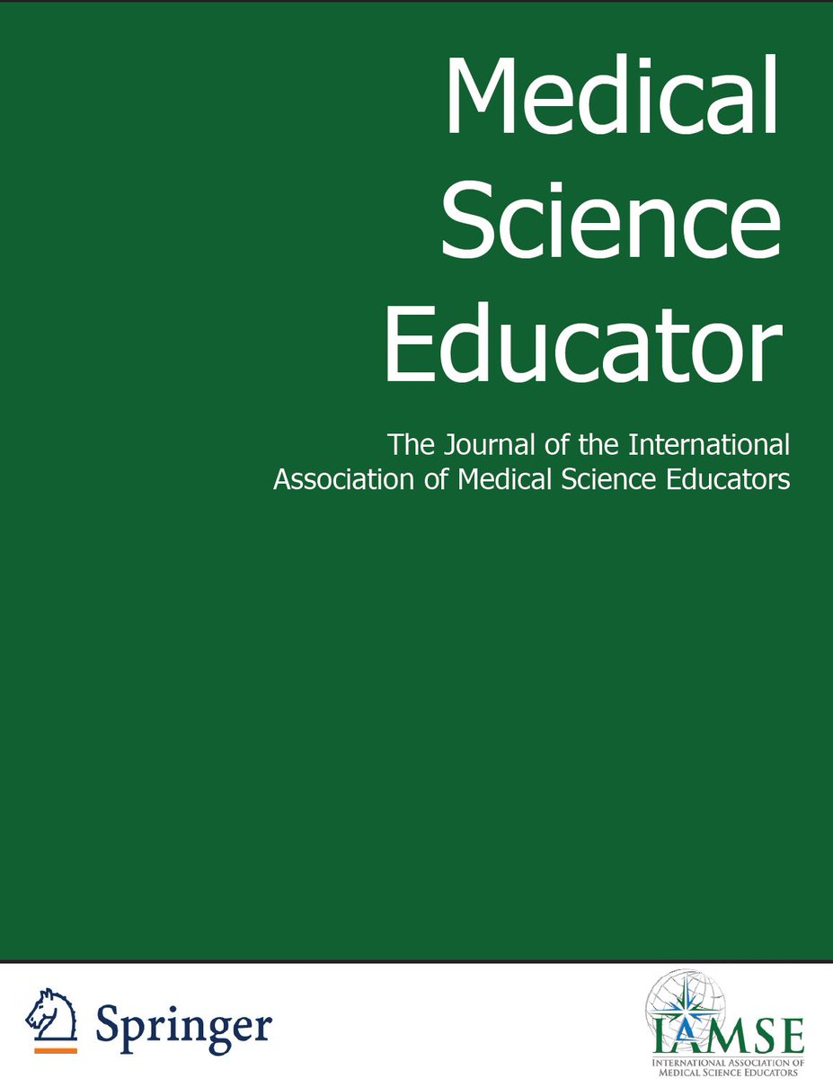 Submit Your Manuscript to Medical Science Educator, the peer-reviewed journal of the International Association of Medical Science Educators (IAMSE)! 

More information ➡️ iamse.org/submit-your-ma…

SUBMIT YOUR MANUSCRIPT HERE! ➡️ editorialmanager.com/mdse/default.a…
