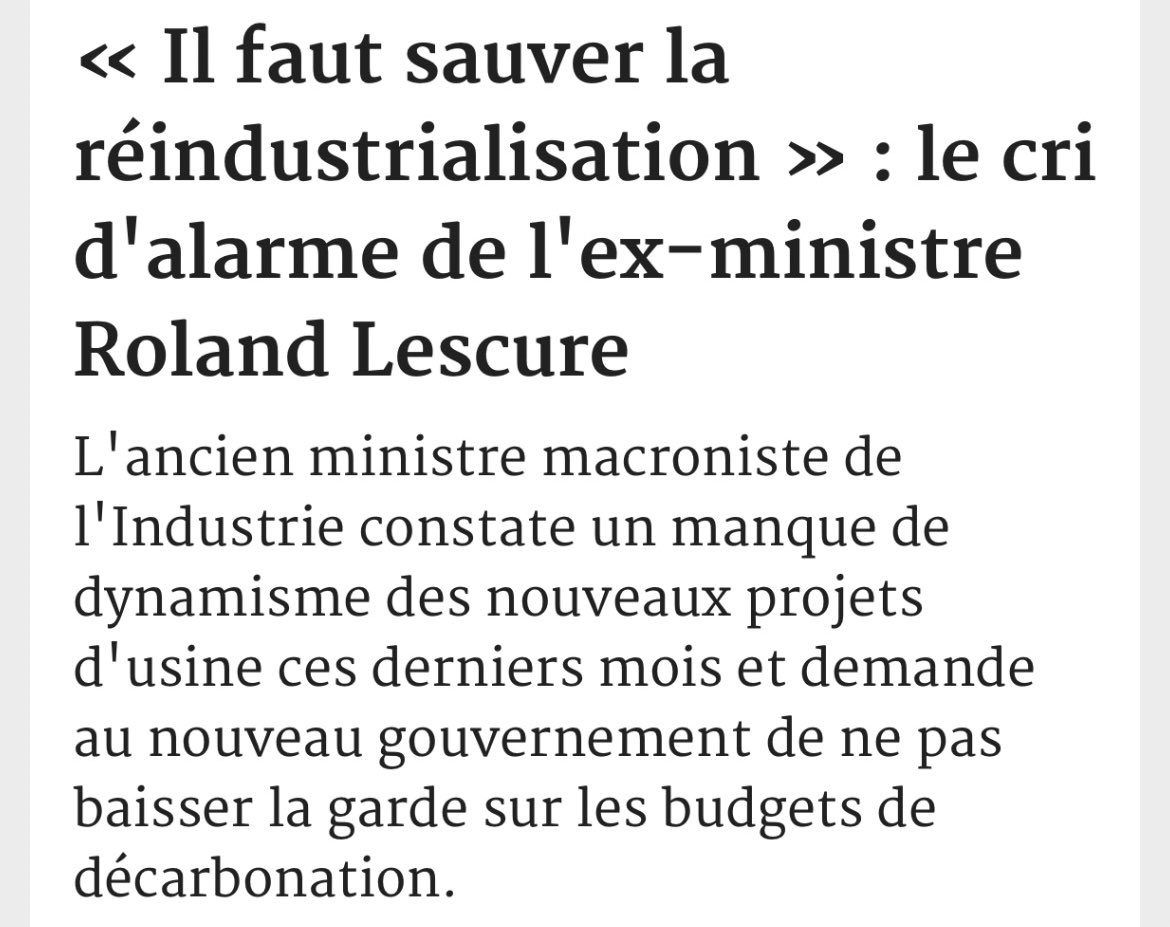 Roland Lescure tweet media