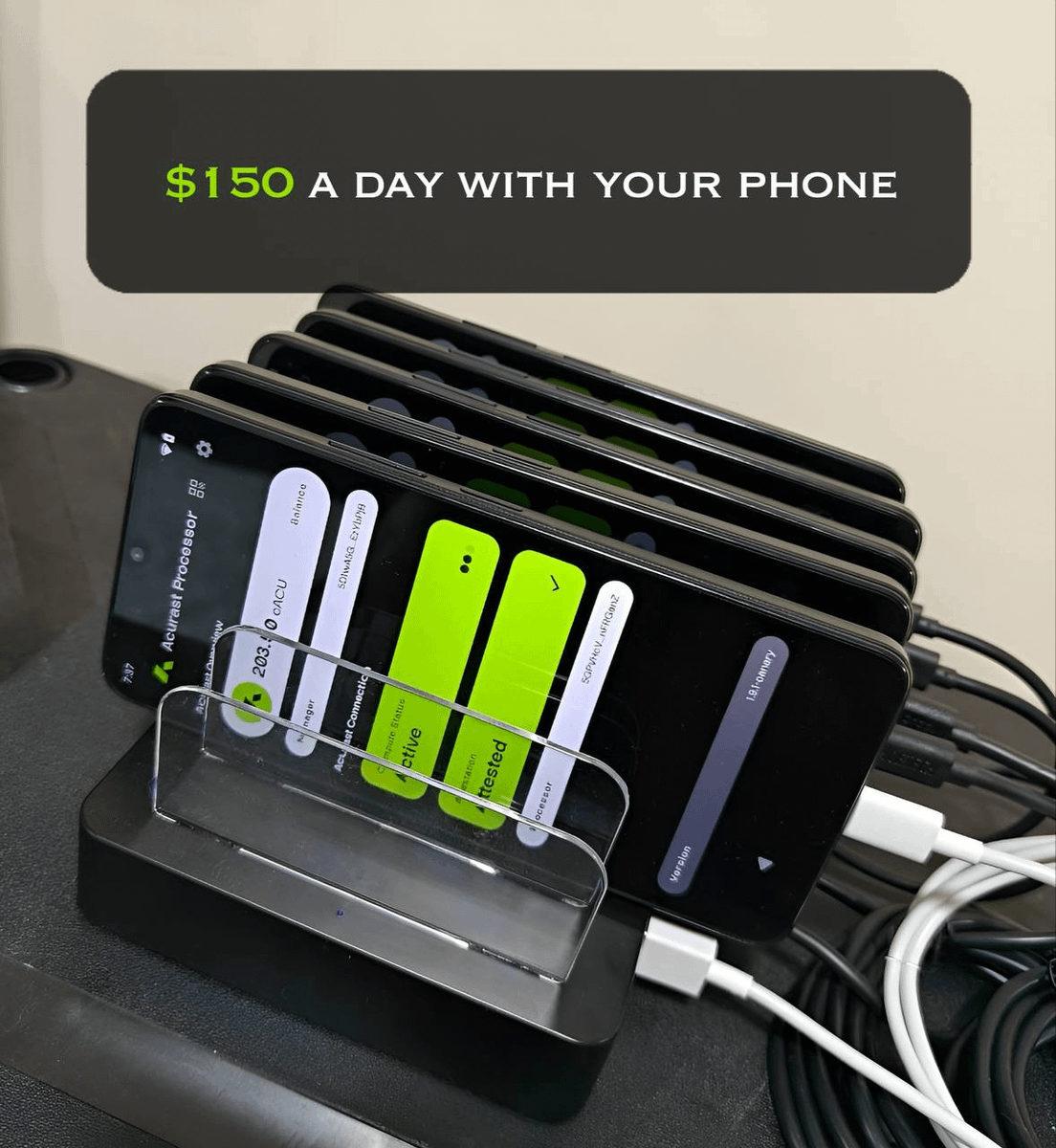 I make $150 a day using my phone.

Cost - $0 / Found a suitable DePin app.

Farming using your phone with no knowledge 👇
