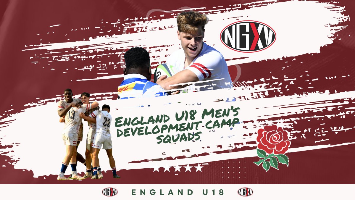 England Men's U18: Development Camp Squads | Tight Five and Backs

England have selected 2 squads for development camps this weekend at Bisham Abbey, a specialist Tight 5 squad and specialist Backs squad.

Here they are in full!

nextgenxv.com/2024/09/25/eng…

#FutureStars #EnglandU18