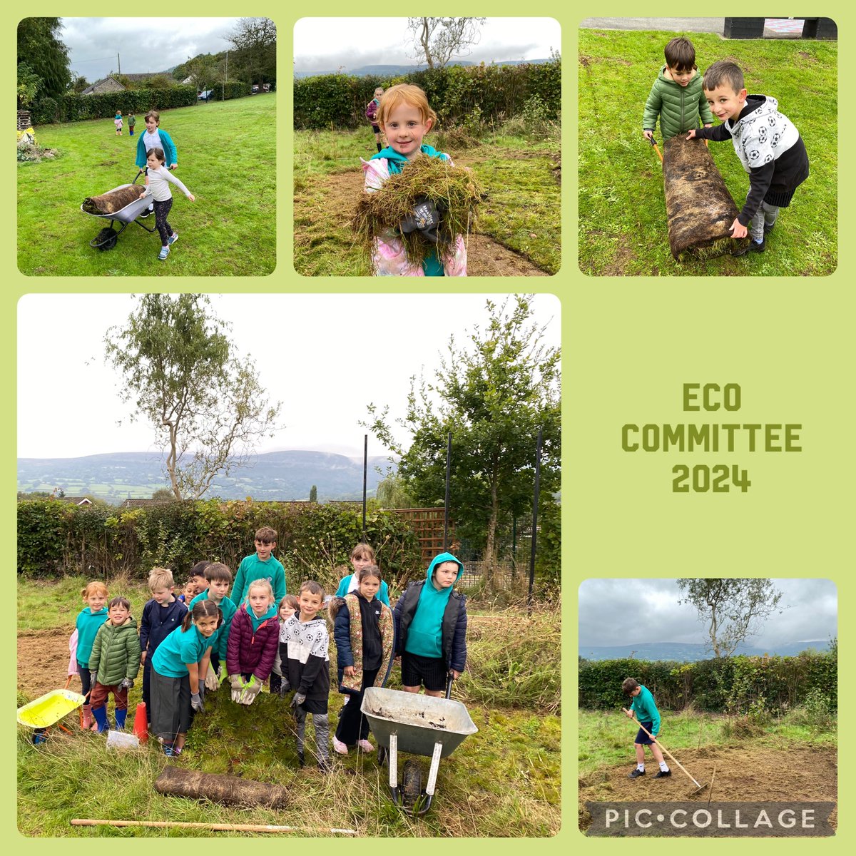 Crickhowell Community Primary School (@primarycp) on Twitter photo Welcome to our new Eco Committee for 2024-25. The children were keen to get started and have been discussing plans for the coming year.
Thank you to <a href="/Keep_Wales_Tidy/">Keep Wales Tidy</a> for laying wildflower turf in our school grounds today. Welcome to our new Eco Committee for 2024-25. The children were keen to get started and have been discussing plans for the coming year.
Thank you to <a href="/Keep_Wales_Tidy/">Keep Wales Tidy</a> for laying wildflower turf in our school grounds today.