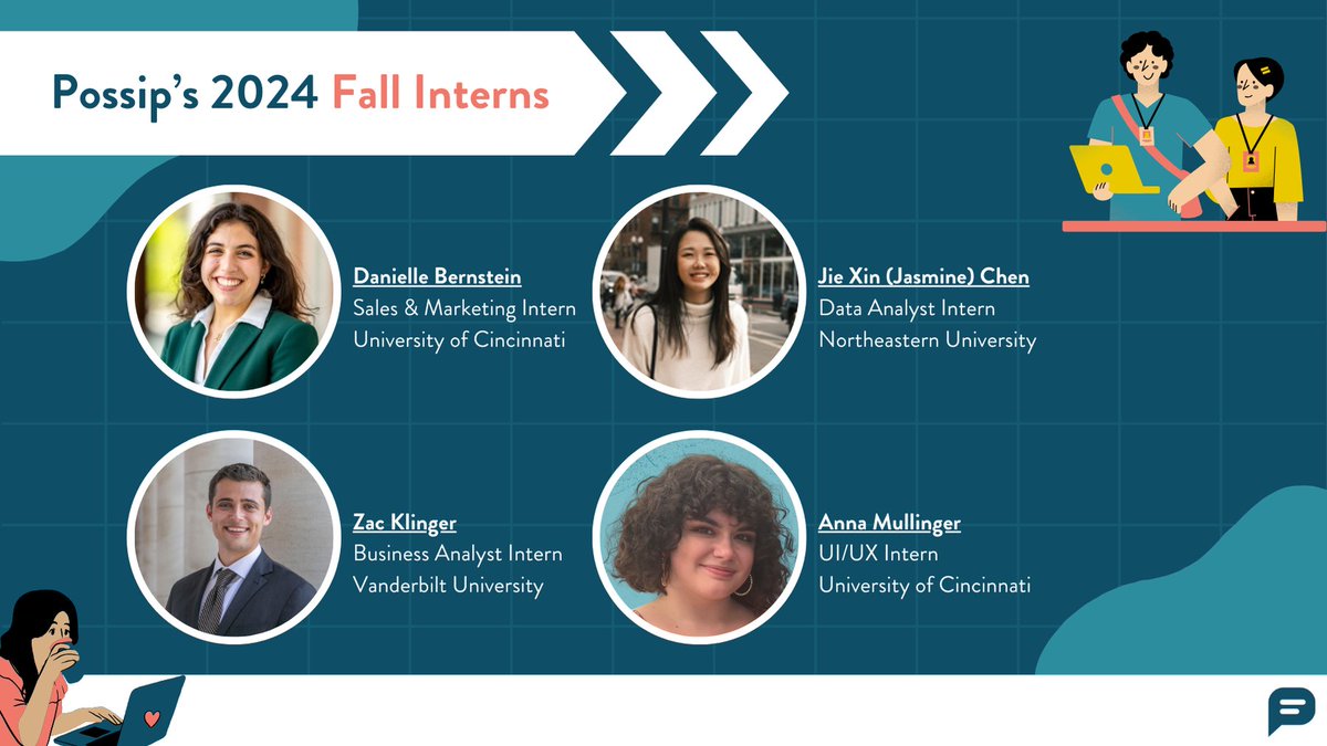 PossipIt's tweet image. Cheers to our amazing 2024 fall interns! 🍂 Your hard work makes this season even more vibrant. Keep shining!

#FallInterns #Possip #EdTech
