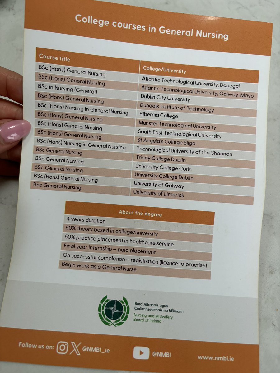 V Boland (@vanessaboland) on Twitter photo Interested in studying General Nursing? This <a href="/NMBI_ie/">Nursing and Midwifery Board of Ireland</a> resource from Higher Options today might be helpful! We welcome you and any queries you may have to the TCD School of Nursing & Midwifery Open Day - Saturday October 2nd <a href="/TCD_SNM/">School of Nursing & Midwifery, TCD</a> Interested in studying General Nursing? This <a href="/NMBI_ie/">Nursing and Midwifery Board of Ireland</a> resource from Higher Options today might be helpful! We welcome you and any queries you may have to the TCD School of Nursing & Midwifery Open Day - Saturday October 2nd <a href="/TCD_SNM/">School of Nursing & Midwifery, TCD</a>