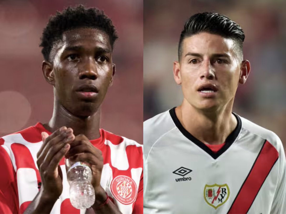 James 🪄 se ve las caras contra Solís y Asprilla 🇨🇴 en Girona vs Rayo Vallecano 🇪🇸, por lo que si alguno de los dos marca o asiste, daremos una Freebet de $5.000 💸 a todo el que de RT y comente su user 🤩 

Apuesta aquí: ow.ly/QsnU50Tvrab