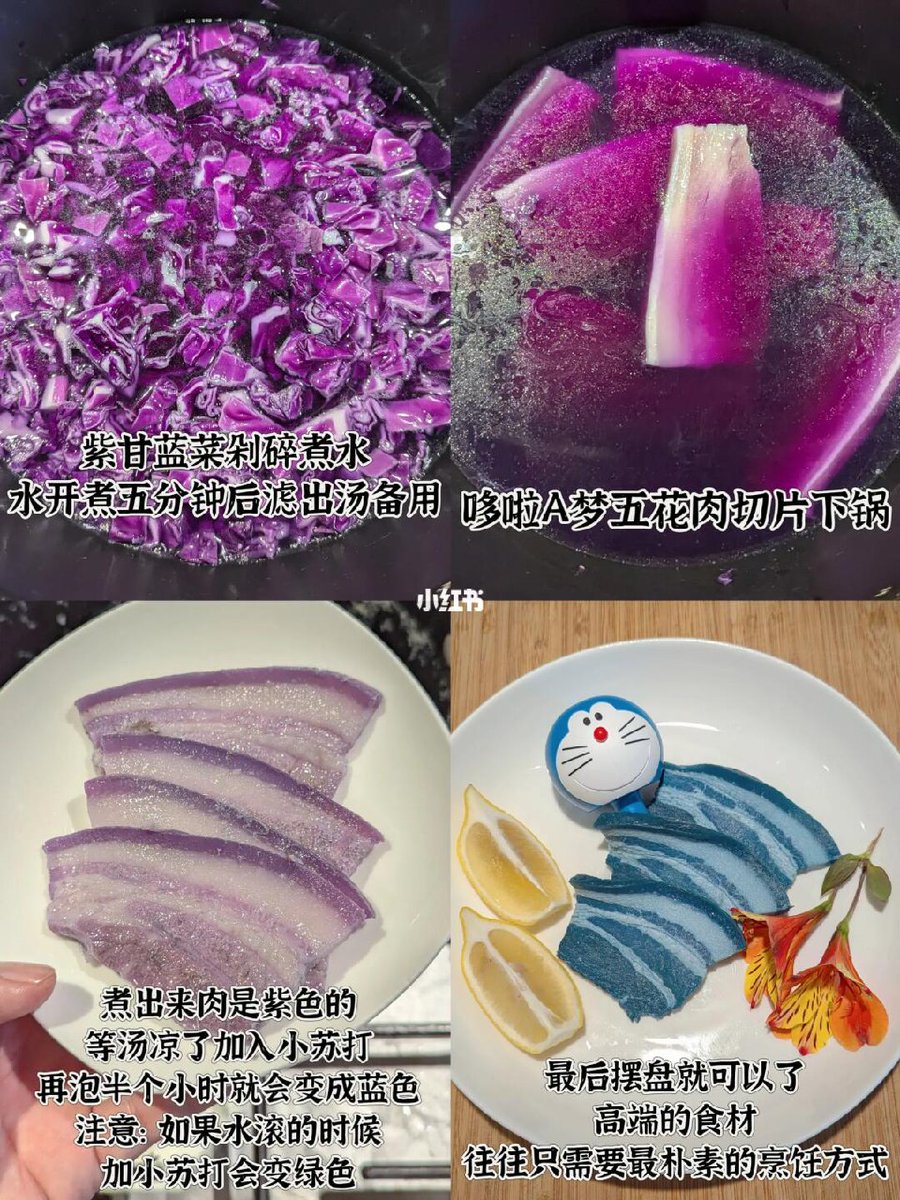 这个叫 多啦A梦 肉，你们学会了吗。。。。