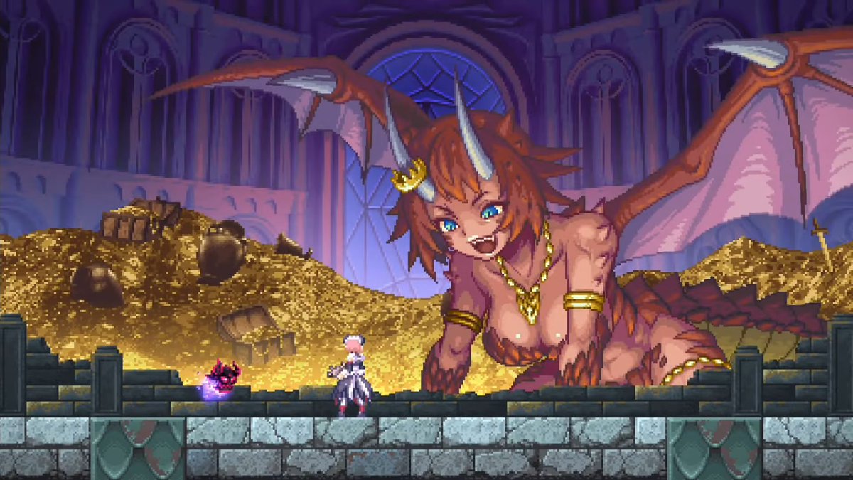 Wario64's tweet photo. Gal Guardians Servants of the Dark - First Reveal Trailer (PS4/PS5/XBO/XS/Steam/Switch) https://t.co/TNu0qeNIYx https://t.co/VIhitEUba0