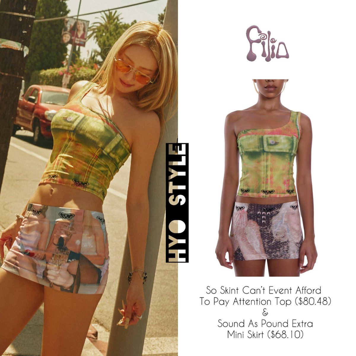 [HYO STYLE] As seen HYO 효연 Single ‘Retro Romance’ TEASER 3 

FILIA
👚So Skint Can’t Event Afford To Pay Attention Top ($80.48)
👗Sound As Pound Extra Mini Skirt ($68.10)

#소녀시대 #효연 #hyoyeon #hyostyle #hyoyeon_style #hyo #djhyo 
#FILIA