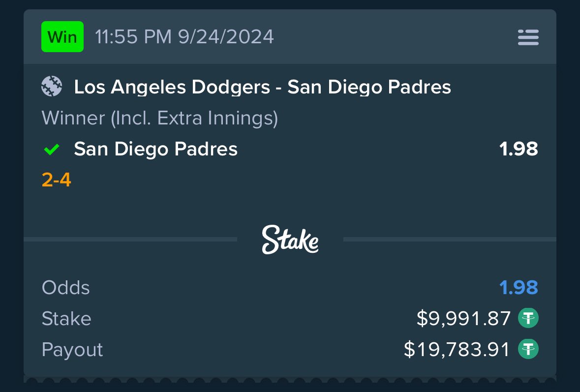 staketrx7's tweet photo. Just hit a $10,000 win! On @Stake 🎉 

To celebrate, I'm tipping $100 to one random follower when we reach 500! Followers

💸 Follow, Turn On Notifications and retweet to enter. 

Let’s hit that milestone together! 🚀 #giveaway #sportsbetting #Staketrx" https://t.co/fS28uuymta
