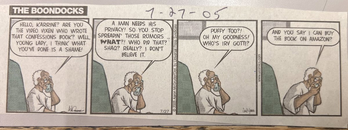 ConcreteStories's tweet image. Before Katt Williams there was The Boondocks…