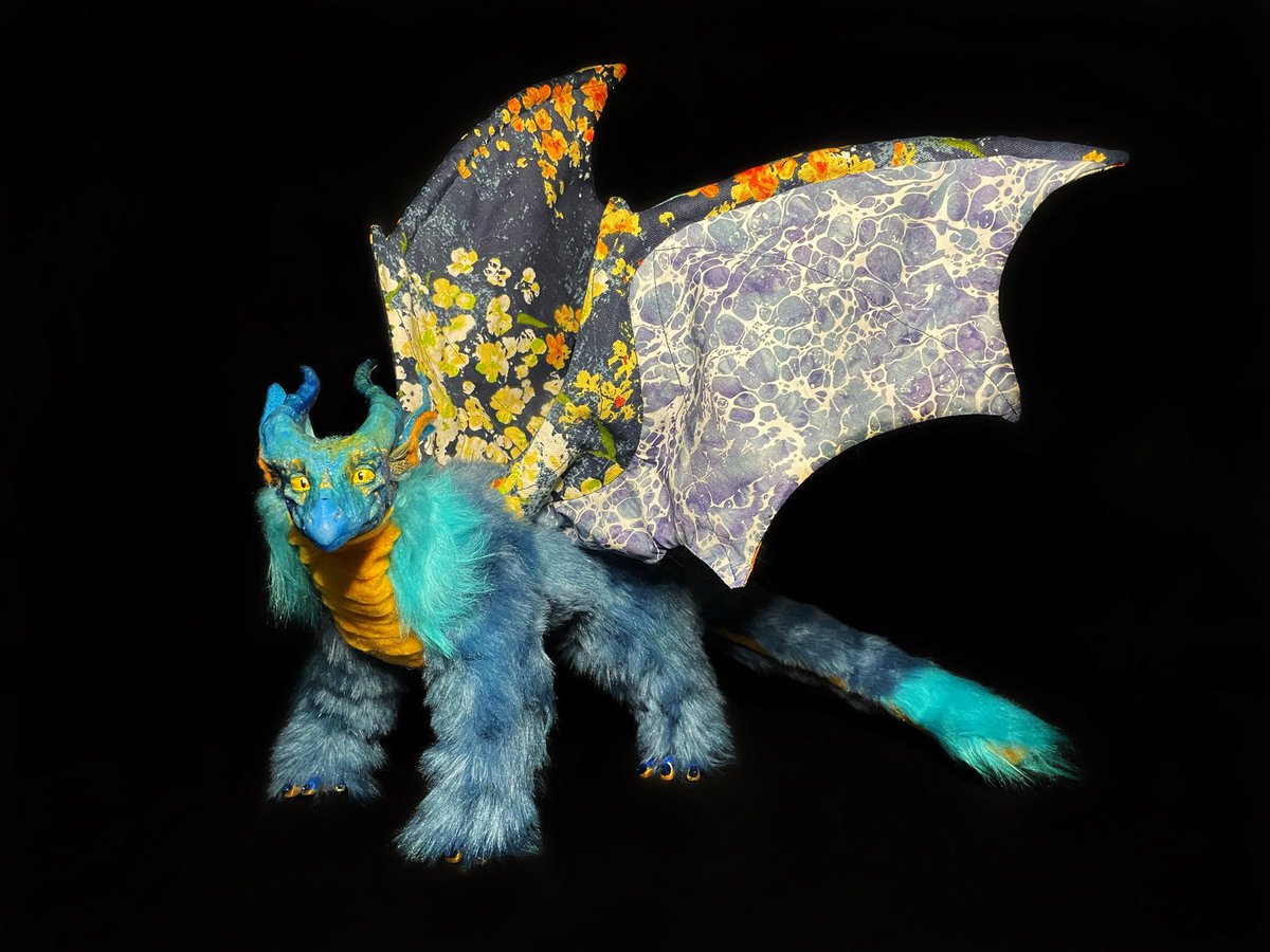 DapperRaptorSt's tweet photo. I’m trying to post more frequently, I’ve been neglecting social media for a while and now we’ve got a huge backlog of art dolls to post! But in the meantime here are a few more pictures of this dragon we’ve been calling ‘fish boy’ since he’s got a kind of watery theme. https://t.co/accWnR0gBt