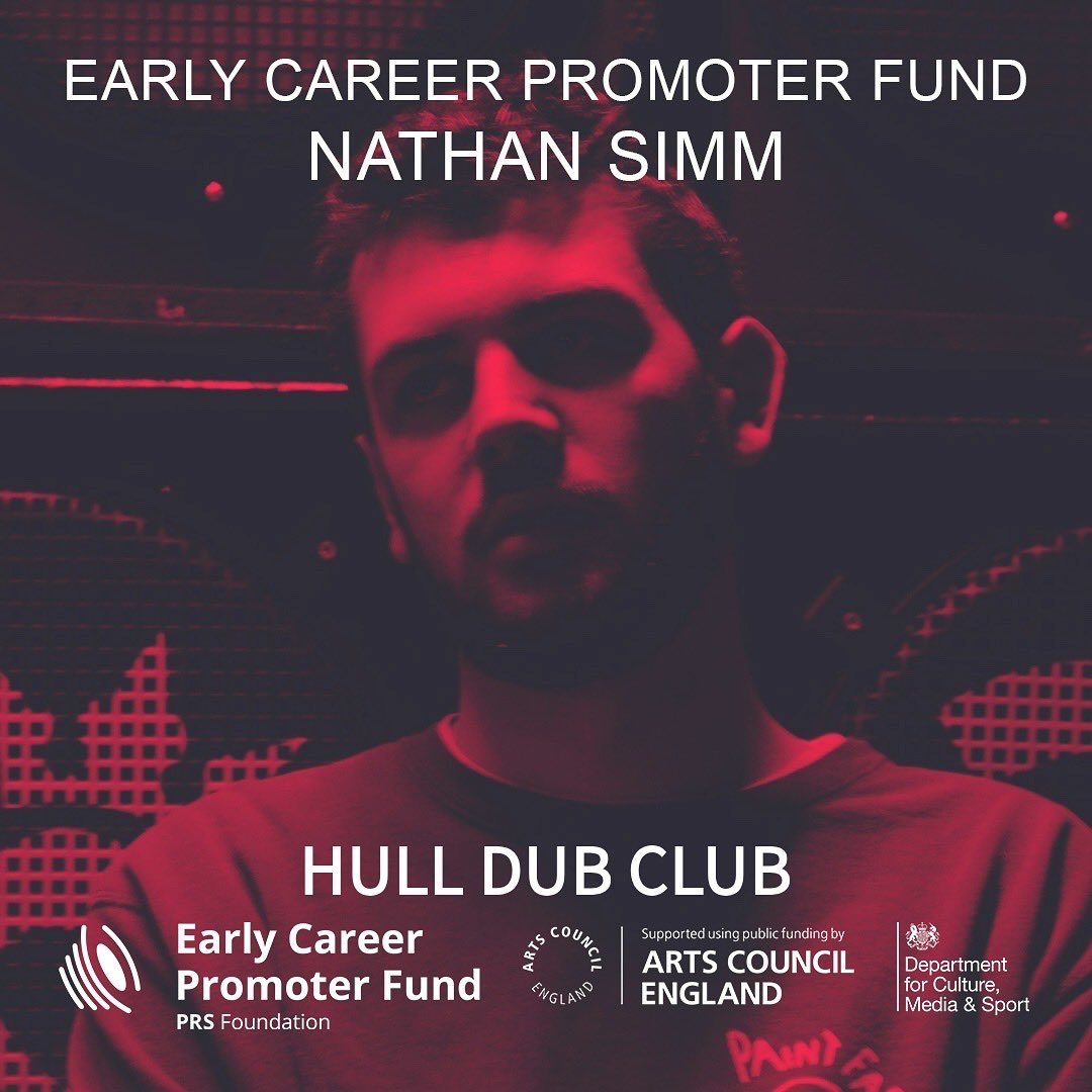 Thank you <a href="/PRSFoundation/">PRS Foundation</a> <a href="/ace_national/">Arts Council England</a> <a href="/DCMS/">Department for Culture, Media and Sport</a> for supporting my journey with Hull Dub Club! 

I’ve joined their cohort of Early Career Promoters to grow the events bigger and better than ever, bringing a heavy dose of roots and soundsystem culture to Humberside 🫡