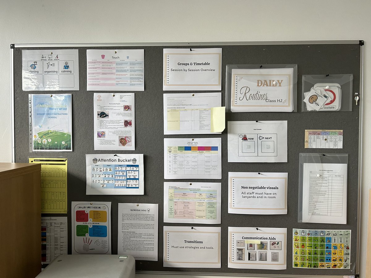 LliswerryPrim's tweet image. Key to success for all within our LRB is a broad understanding  of our  pupils needs and the interventions we can offer. Staff notice board useful tool for all. #ALN #Inclusion #ClassHLJ