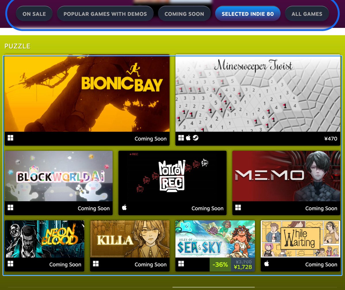 fradingue's tweet photo. Just realised that all my 3 games ( Chess Twist + Checkers Twist + Minesweeper Twist ) are shown on @tokyo_game_show steam page. Not only that, but they're in multiple tags/categories 🙏 https://t.co/x8bXSZDGGx - We installed the stands today, so many other cool games to try. https://t.co/dLZXKUzHyb