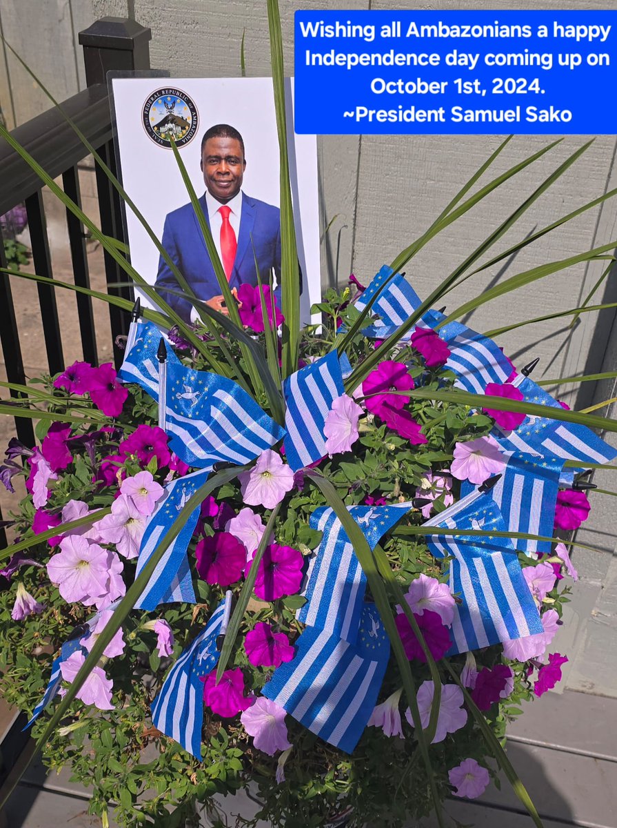 HenryKari3's tweet photo. #Ambazonia is inviting the world to join her on October 1, 2024, to commemorate her independence in the spirit of #Res1514XV &amp; #Res1608XV. Recognize Ambazonia's sovereignty now.
@UN, @UN_News_Centre
@antonioguterres
@Volker_turk,@Keir_Starmer @algeriaUN
@swiss_un,@unsc, @USAmbUN https://t.co/O1l0GBwEVd