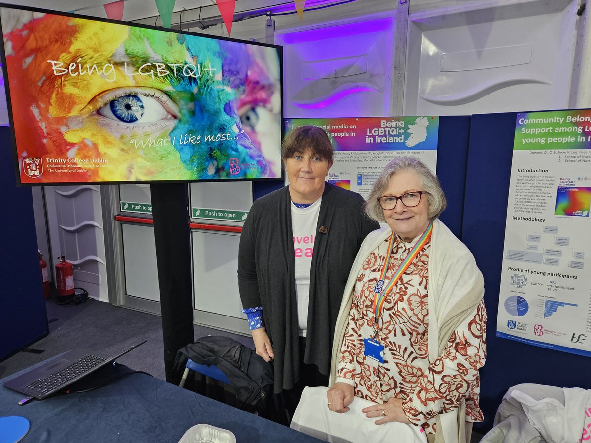 Thelma Begley (@begleythelma) on Twitter photo Delighted to be presenting Being LGBTQI+ in Ireland findings at Child Research Festival in <a href="/tcddublin/">Trinity College Dublin</a> with <a href="/Cillmurry/">Agnes Higgins</a>.
Great atmosphere. @MaryHughesAP <a href="/ImeldaCoyne/">Professor Imelda coyne</a> <a href="/lisakirwan3/">Lisa Kirwan</a> <a href="/CarmDoyle/">Carmel Doyle</a> <a href="/TCD_SNM/">School of Nursing & Midwifery, TCD</a> @traceyoneill7 Delighted to be presenting Being LGBTQI+ in Ireland findings at Child Research Festival in <a href="/tcddublin/">Trinity College Dublin</a> with <a href="/Cillmurry/">Agnes Higgins</a>.
Great atmosphere. @MaryHughesAP <a href="/ImeldaCoyne/">Professor Imelda coyne</a> <a href="/lisakirwan3/">Lisa Kirwan</a> <a href="/CarmDoyle/">Carmel Doyle</a> <a href="/TCD_SNM/">School of Nursing & Midwifery, TCD</a> @traceyoneill7