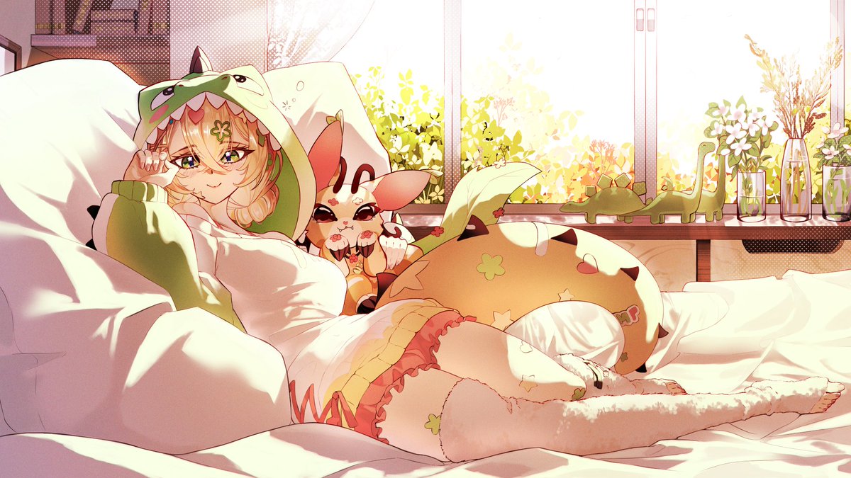 saurawr_'s tweet image. comfy day 💤 #saurawrt