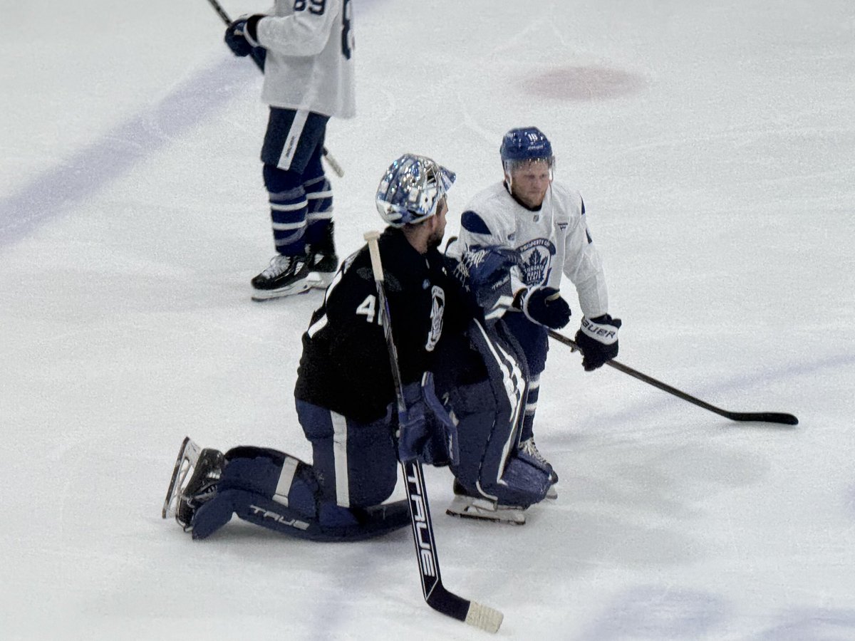 Couple of cup champs getting caught up.