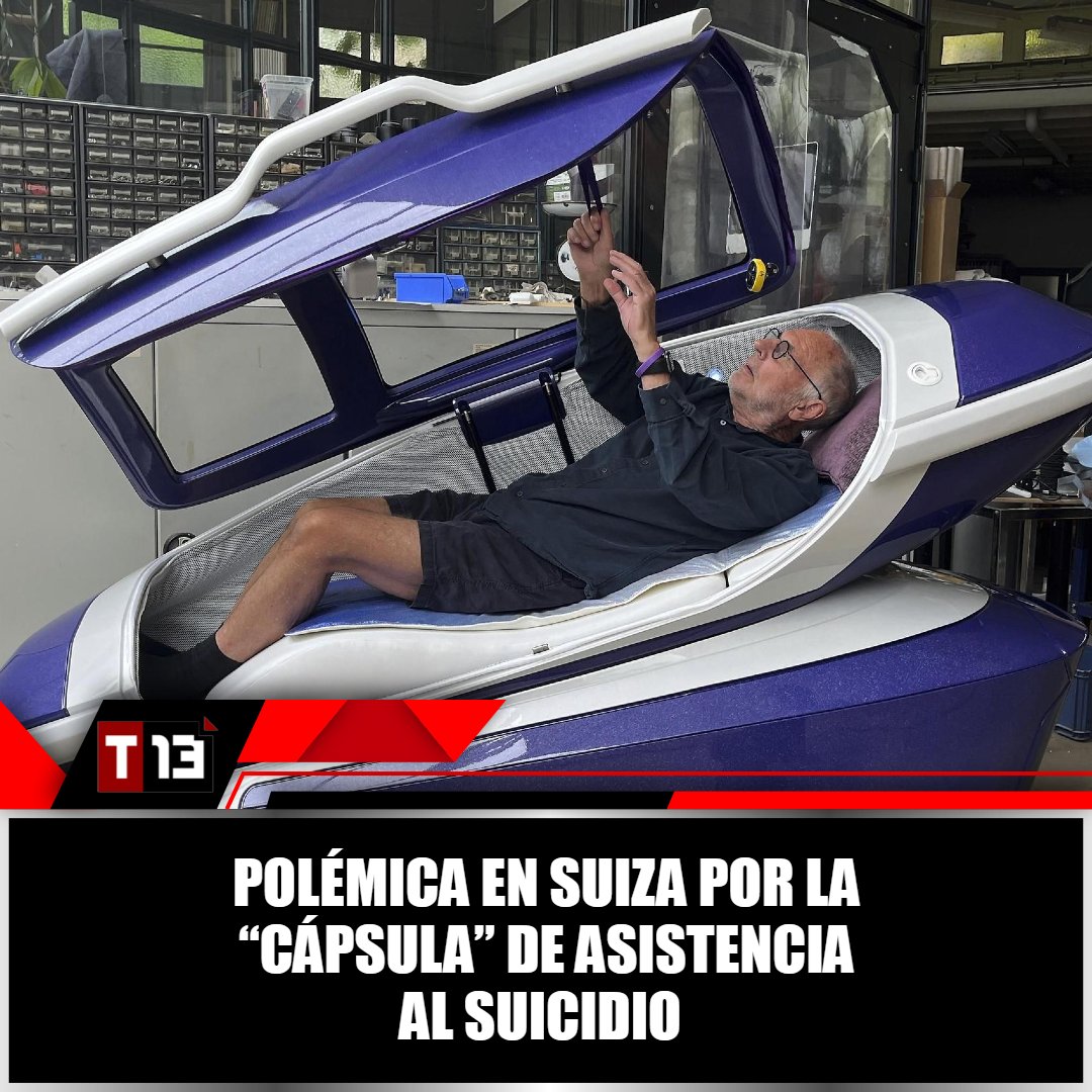 T13Noticias's tweet image. Primera #muerte en una “#cápsula” de asistencia al suicidio en #Suiza 😨➡ bit.ly/4gDZG5p