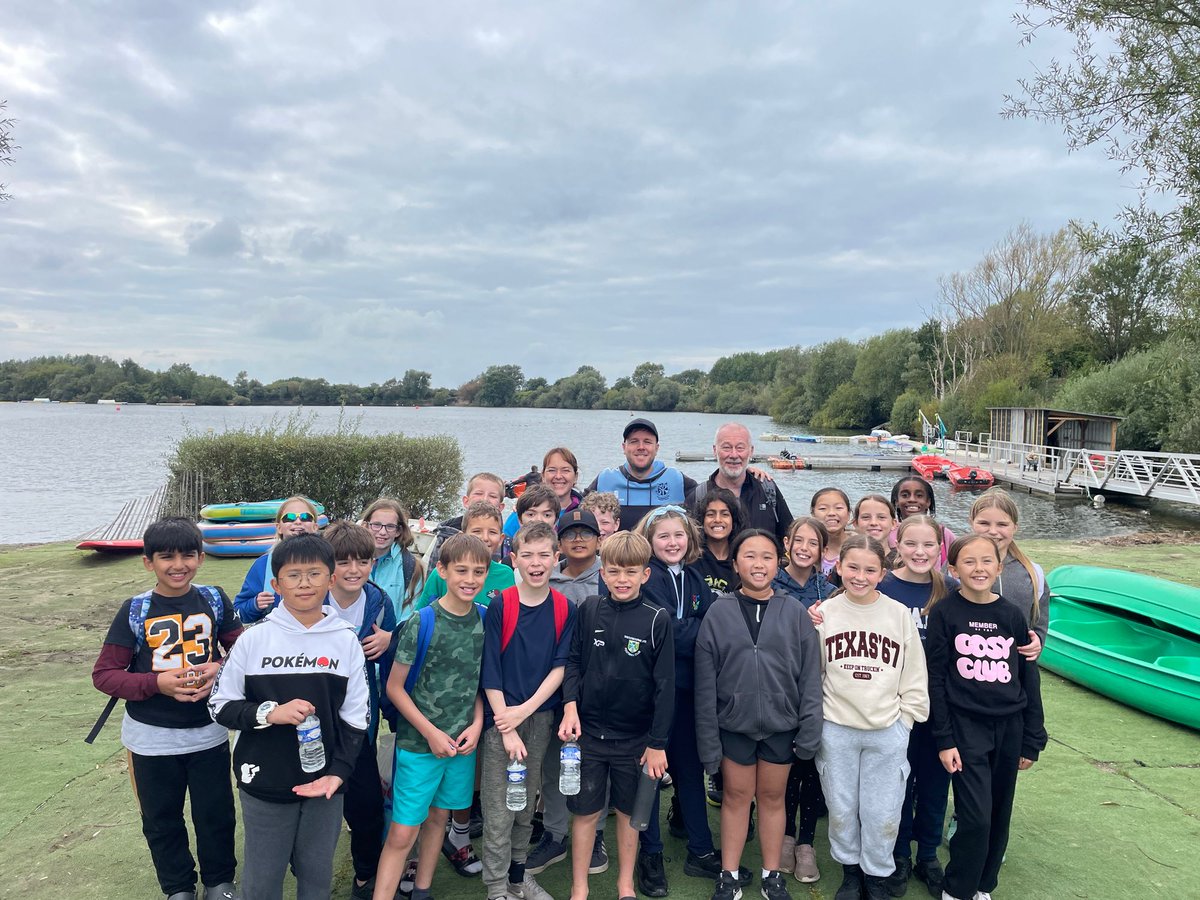 HambrookSchool's tweet photo. What a day #hambrook6 have had on the lake! ☀️ ☀️ Spirits are high and we are ready for tracking and camouflage in the woods tonight. I’ll post more photos this evening. :) https://t.co/rWGXSq3C9k