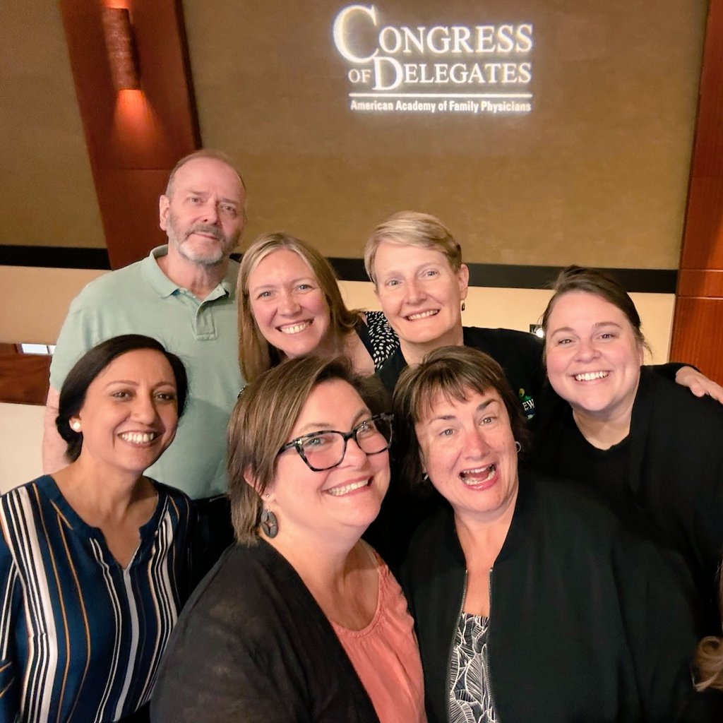MNFamilyDocs's tweet photo. MN = ready for policy-making + FUN on the final day of #AAFPCOD 2024. https://t.co/RzVLQ3eF6I