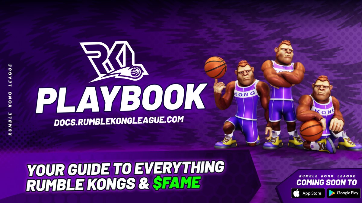 Looking to dominate the court and master the RKL &amp; $FAME Network? 🏆🏀

We’ve just upgraded our RKL Playbook, with fresh insights to get you fully prepped for the Rumble Kong League &amp; $FAME eco-system.

Time to level up your game! 👇
docs.rumblekongleague.com