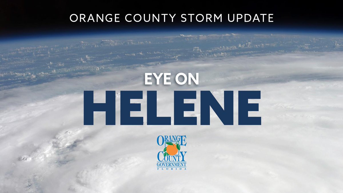 Orange County FL (@orangecofl) on Twitter photo TODAY: 9/25: <a href="/OCFLMayor/">Orange County Mayor Jerry L. Demings</a> will provide an update on Hurricane Helene, as well as the county’s storm readiness and preparations. Watch live starting at 1 p.m. The newscast can also be viewed at ocfl.net/OTVLive. TODAY: 9/25: <a href="/OCFLMayor/">Orange County Mayor Jerry L. Demings</a> will provide an update on Hurricane Helene, as well as the county’s storm readiness and preparations. Watch live starting at 1 p.m. The newscast can also be viewed at ocfl.net/OTVLive.