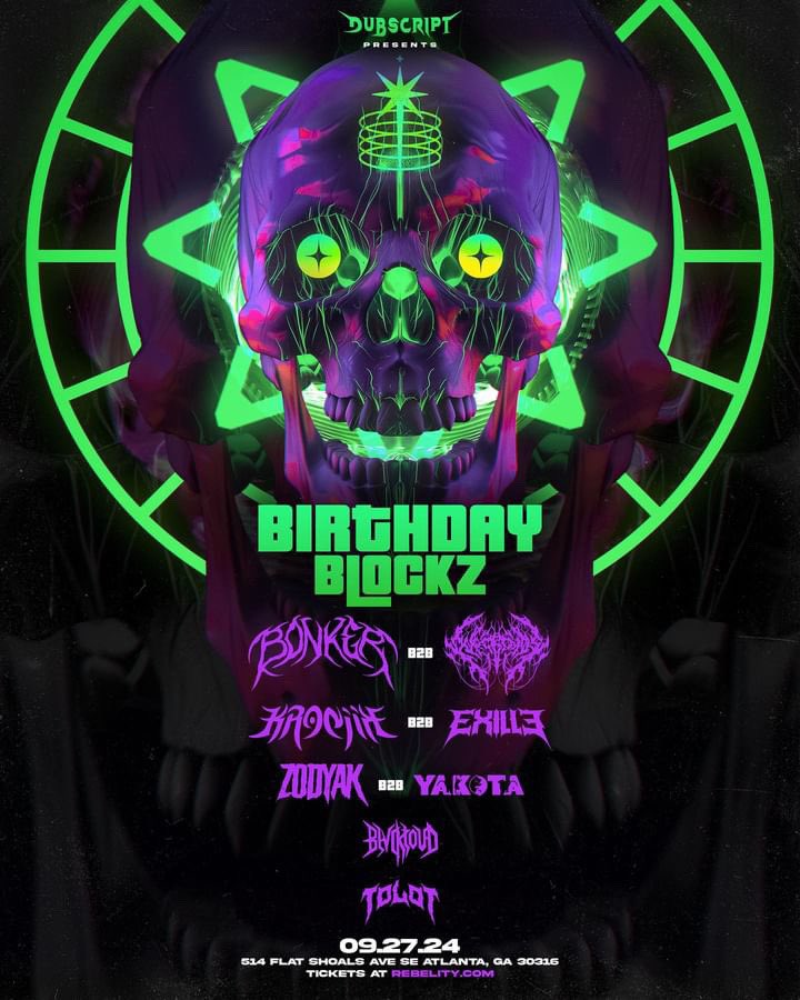 ATLANTA IN 2 DAYS, B2B WITH OUROBOROS

TICKET LINK: rebelity.com/Events/v2/6007…