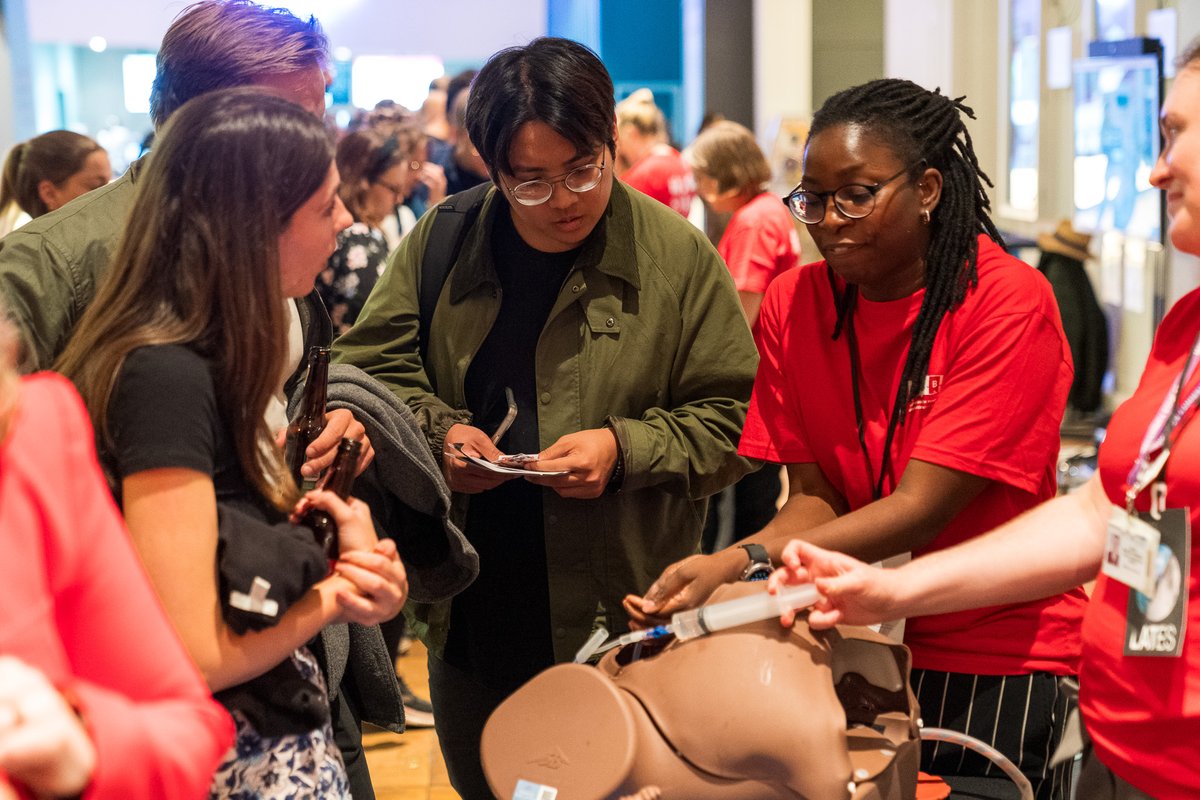 King's Faculty of Life Sciences & Medicine (@kingsmedicine) on Twitter photo The NIHR-funded Global Health Research Group, CRIBS, recently showcased maternal health research at the <a href="/sciencemuseum/">Science Museum</a> Lates. Over 2,000 people attended, engaging and immersing themselves in critical issues affecting mothers and communities around the world. The NIHR-funded Global Health Research Group, CRIBS, recently showcased maternal health research at the <a href="/sciencemuseum/">Science Museum</a> Lates. Over 2,000 people attended, engaging and immersing themselves in critical issues affecting mothers and communities around the world.