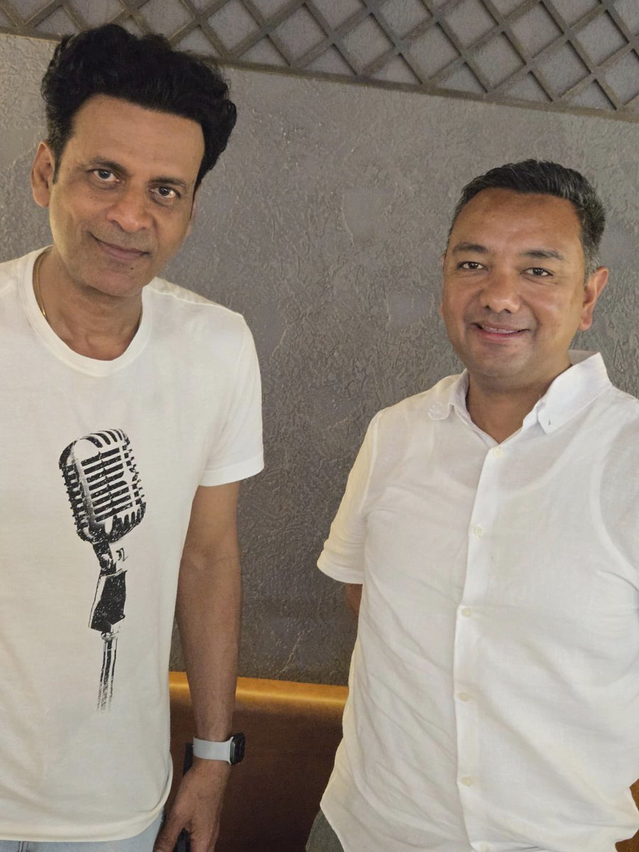 With the  Family Man <a href="/BajpayeeManoj/">manoj bajpayee</a> Truly a legend, both on and off screen. 

Honored to share a moment with such an inspiring actor