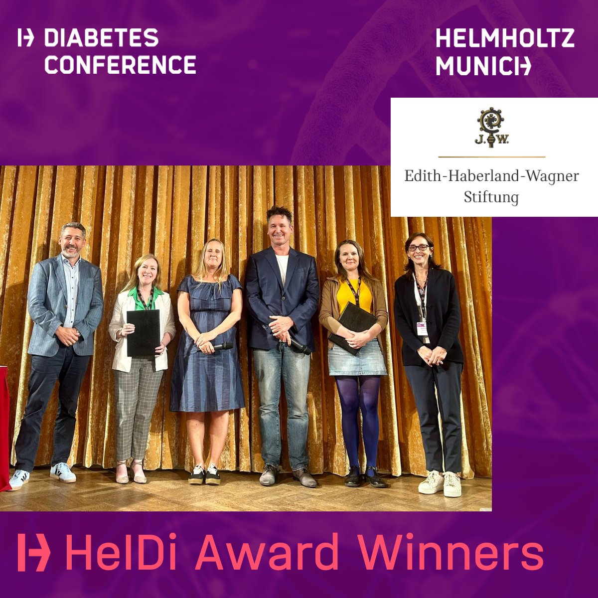 Helmholtz Diabetes Center (HDC) (@helmholtz_diabc) on Twitter photo And the winners of the 2024 HeIDi Award are... 🥁:
Huge congratulations to Roberta Sartori (<a href="/UniPadova/">Università di Padova</a>) and <a href="/sarah_stern/">Sarah Stern 🎗️</a> (<a href="/MPFNeuro/">Max Planck Florida Institute for Neuroscience</a>)! This award celebrates exceptional young scientists in #diabetes research. 🌟
#HelmholtzDiabetes2024 And the winners of the 2024 HeIDi Award are... 🥁:
Huge congratulations to Roberta Sartori (<a href="/UniPadova/">Università di Padova</a>) and <a href="/sarah_stern/">Sarah Stern 🎗️</a> (<a href="/MPFNeuro/">Max Planck Florida Institute for Neuroscience</a>)! This award celebrates exceptional young scientists in #diabetes research. 🌟
#HelmholtzDiabetes2024