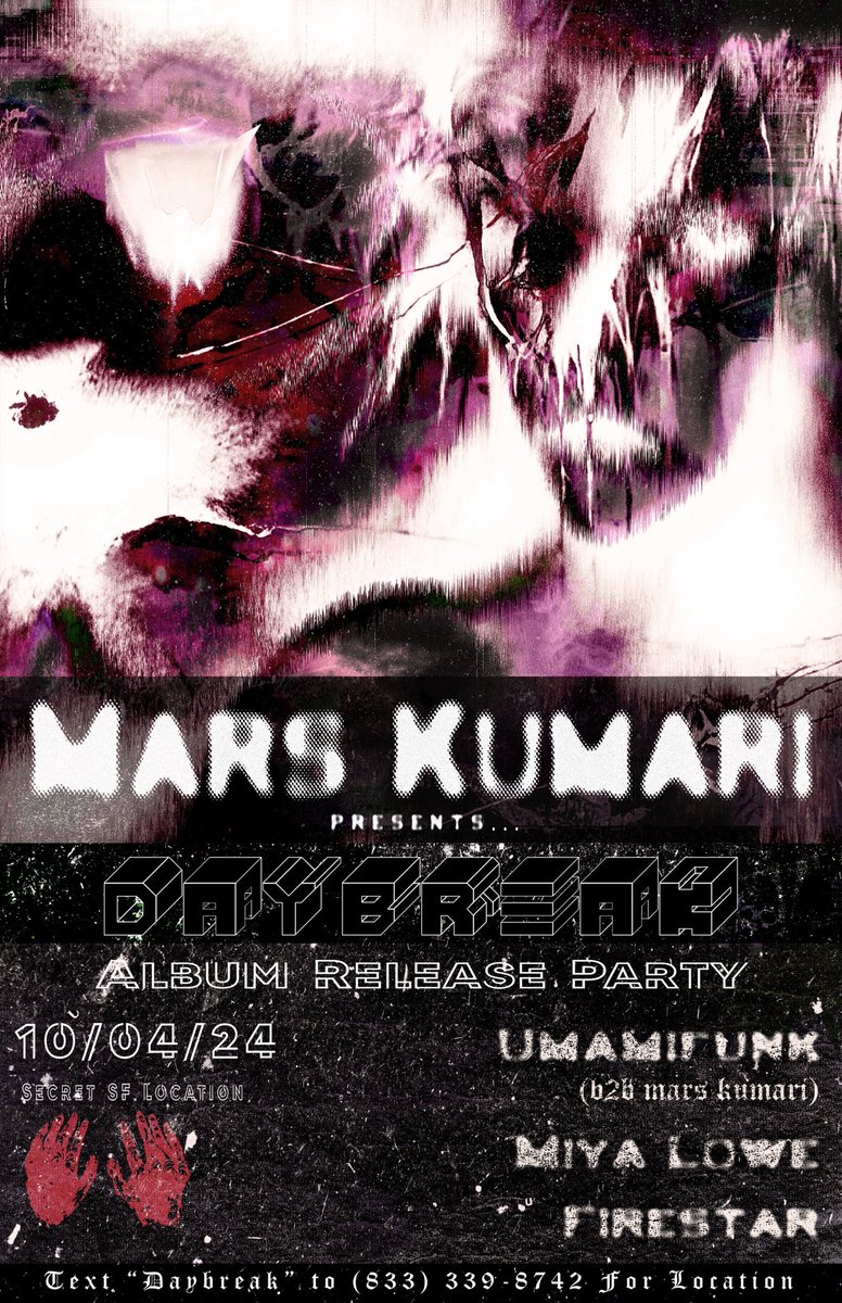marskumari's tweet photo. made dis flyer last week for the album release party.. albums out friday btw https://t.co/qQMLa2pzpO