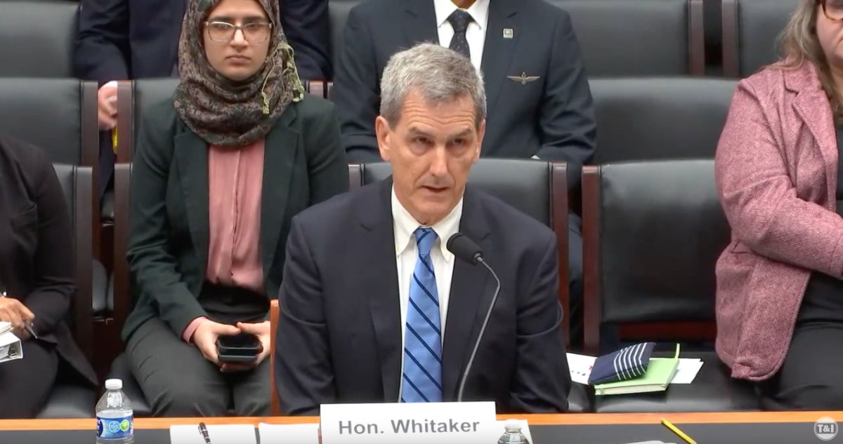 WallStreetMav's tweet photo. At a Congressional hearing on Tuesday, FAA Administrator Mike Whitaker lied before Congress (perjury) by claiming that SpaceX “launched without a permit.”

Later in the day, SpaceX released a letter it sent to Kiley responding to Whitaker’s comments at the hearing. “In responding to your questions, Administrator Whitaker made several incorrect statements today regarding SpaceX,” the company stated, “In fact, every statement he made was incorrect.”

In addition to correcting the status of the licenses for the Falcon launches, SpaceX noted in its response that the Falcon Heavy fuel farm was not moved closer to populated areas, as Whitaker stated, but instead to a greater distance. SpaceX also said that the sonic boom analysis is not a safety issue but instead a “paperwork exercise” from an environmental consultation.

SpaceX added that it was not in violation of laws for use of its deluge system, noting that it had a permit from Texas regulators for it. However, SpaceX is facing a $148,378 fine from the Environmental Protection Agency in part for wastewater discharges from that deluge system without an EPA permit.

“It is deeply concerning that the Administrator does not appear to have accurate information immediately available to him with respect to SpaceX licensing matters,” SpaceX stated in its letter.

(from SpaceNews)