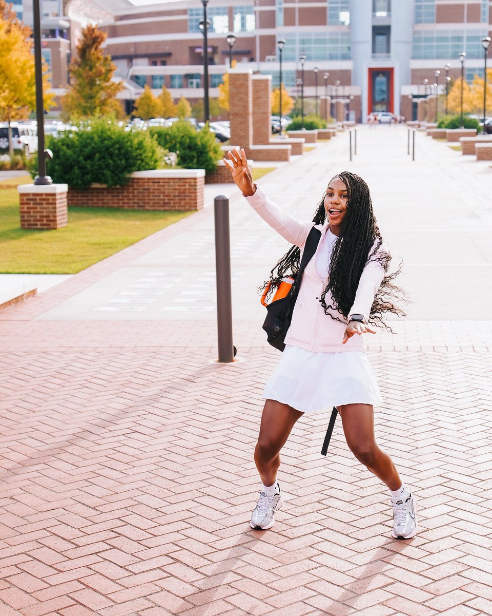 ClemsonWBB's tweet photo. That feeling when the first day of practice is tomorrow 🤪 😝 https://t.co/LMtkGQkmK2