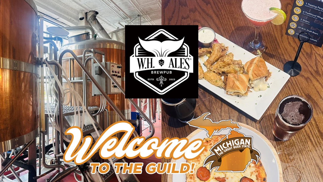 Join us in welcoming W.H. Ales Brewpub in Bay City to the Michigan Brewers Guild! 🍻 Have you tried their brews yet? Don’t wait—stop by today and check them out! #mibrewersguild #mibeer #greatbeerstate #puremichigan